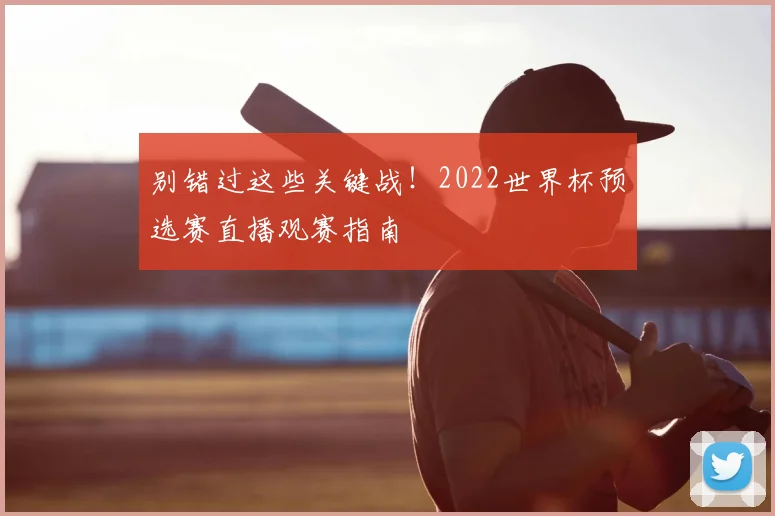 别错过这些关键战！2022世界杯预选赛直播观赛指南